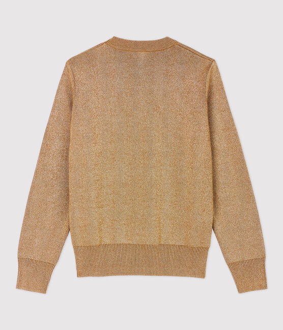 Women's Gold Breton Cotton Jumper BRINDILLE brown/DORE yellow