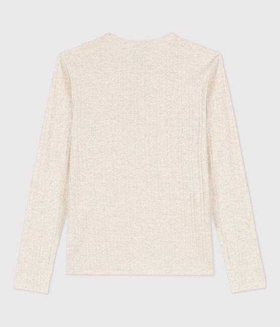 Women's Henley T-Shirt MONTELIMAR CHINE beige