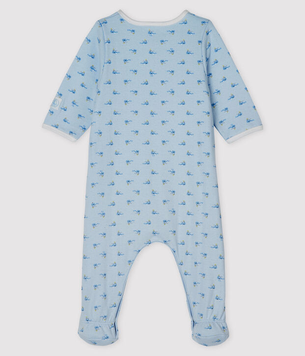 Unisex Baby's Tube Knit Bodyjama blue/multicolor