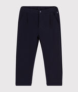 Boys' warm trousers SMOKING blue