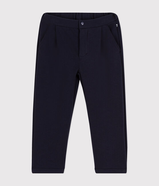 Boys' warm trousers SMOKING blue