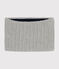 Children's fleece-lined knitted snood CHATON CHINE grey