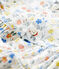Babies' Poplin Floral Print Dress and Bloomers MARSHMALLOW white/MULTICO white