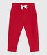 Babies' plain cotton trousers