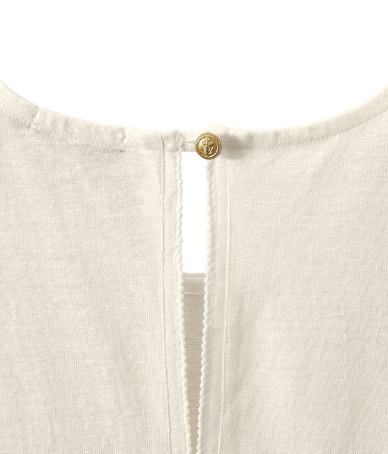 Women's linen sleeveless top LAIT white