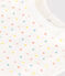 Newborn's printed cotton bib MARSHMALLOW blue/AQUATIC