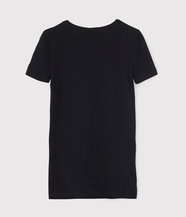 Women's Iconic V-Neck Cotton T-Shirt blue