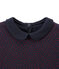 Girl's tee with Peter Pan collar SMOKING blue/TERKUIT red