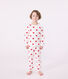 Girls' Heart Print Ribbed Pyjamas