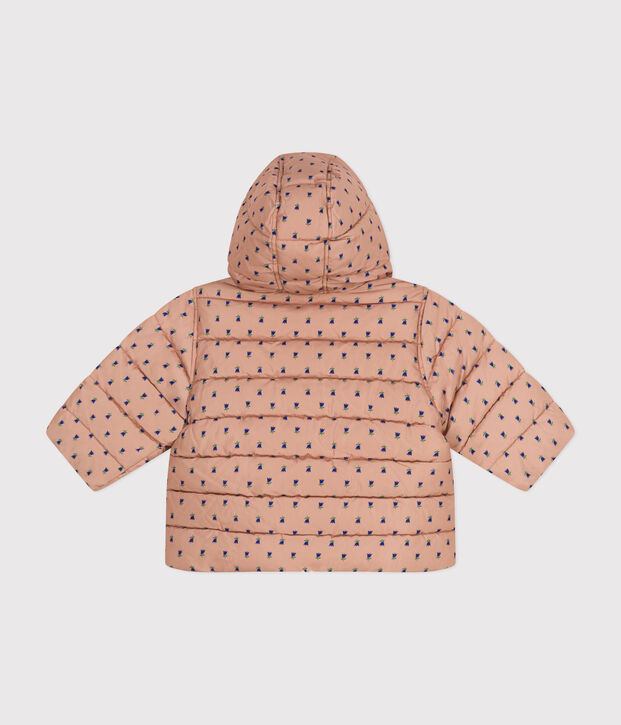 Babies' Patterned Puffer Jacket beige/multicolor