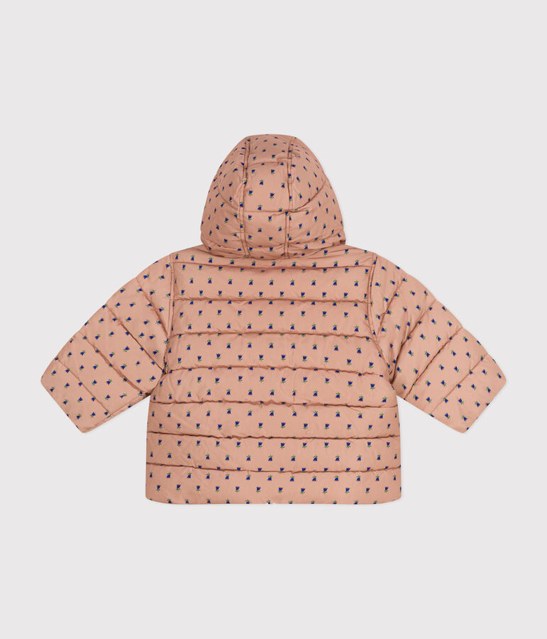 Babies' Patterned Puffer Jacket beige/multicolor