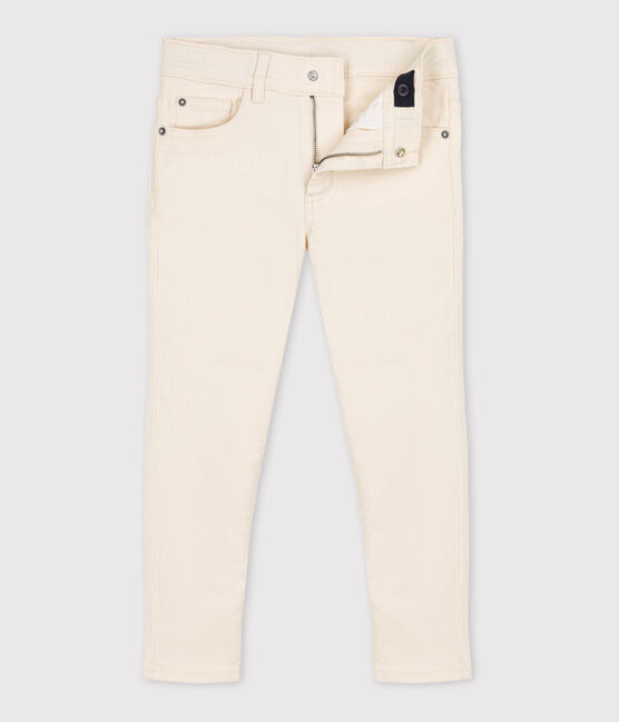 Boys' Denim Trousers AVALANCHE Ecru