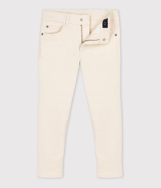Boys' Denim Trousers Ecru
