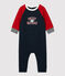 Babies' Fleece Jumpsuit SMOKING blue/TERKUIT red