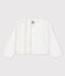 Babies' Sophisticated Knitted Cardigan MARSHMALLOW white