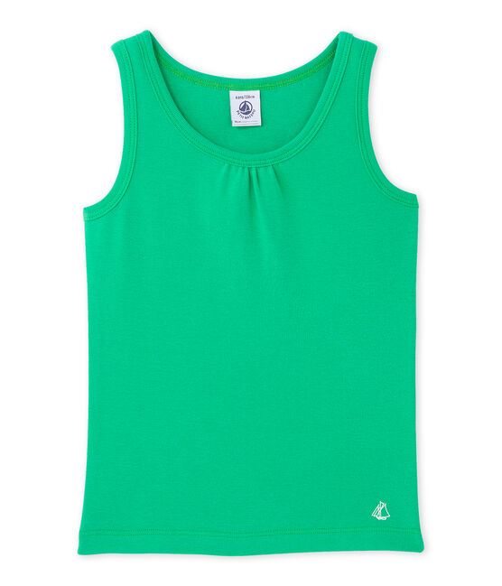 Girls' vest top Flag green