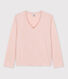 Women's Straight Cotton V-Neck T-Shirt