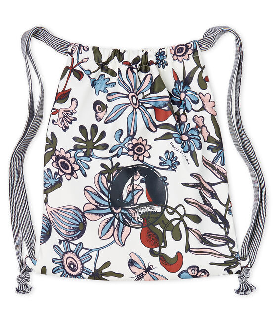 Snack bag in printed fabric MARSHMALLOW white/MULTICO white
