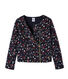 Quilted double knit cardigan