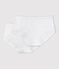 Girls' Openwork Organic Cotton Briefs - 2-Pack variante 1