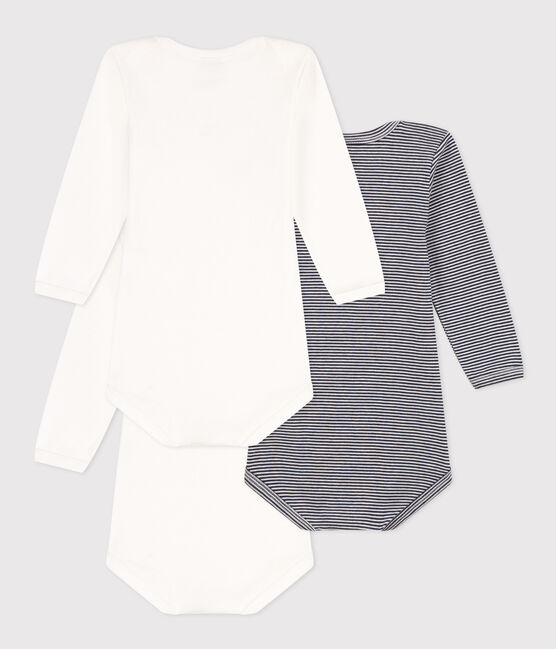 Babies' Paris Themed Long-Sleeved Cotton Bodysuits - 3-Pack variante 1