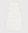 Babies' 2 TOG fruit print cotton sleeping bag MARSHMALLOW white/MULTICO white