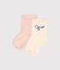 Babies' Bird Patterned Socks - 2-Pack