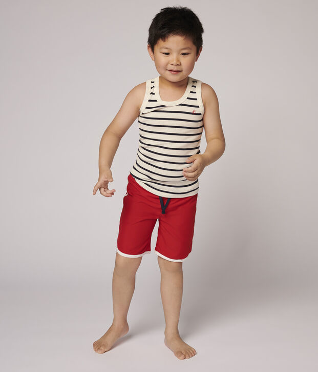 Boys' Recycled Swimming Trunks red