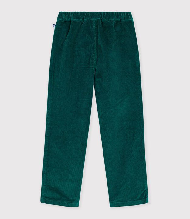 Children's straight corduroy trousers TREE