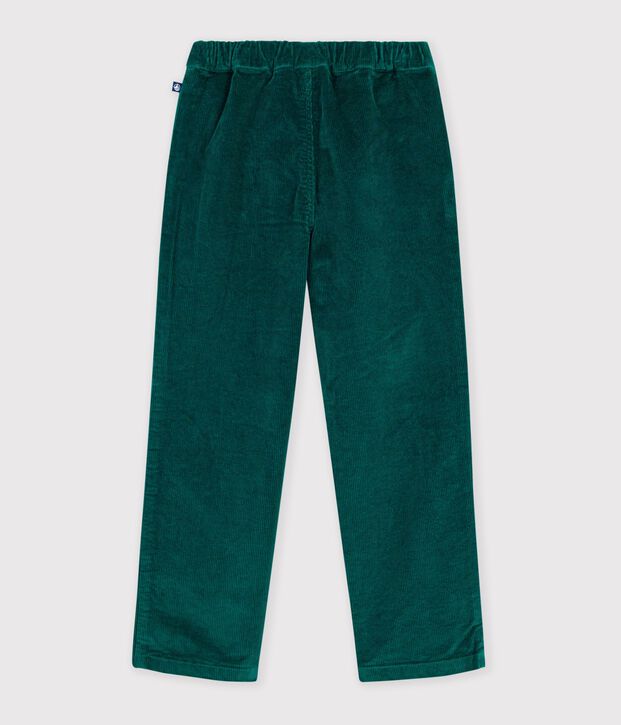 Children's straight corduroy trousers TREE