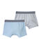 Set of 2 boys' boxers LOT white