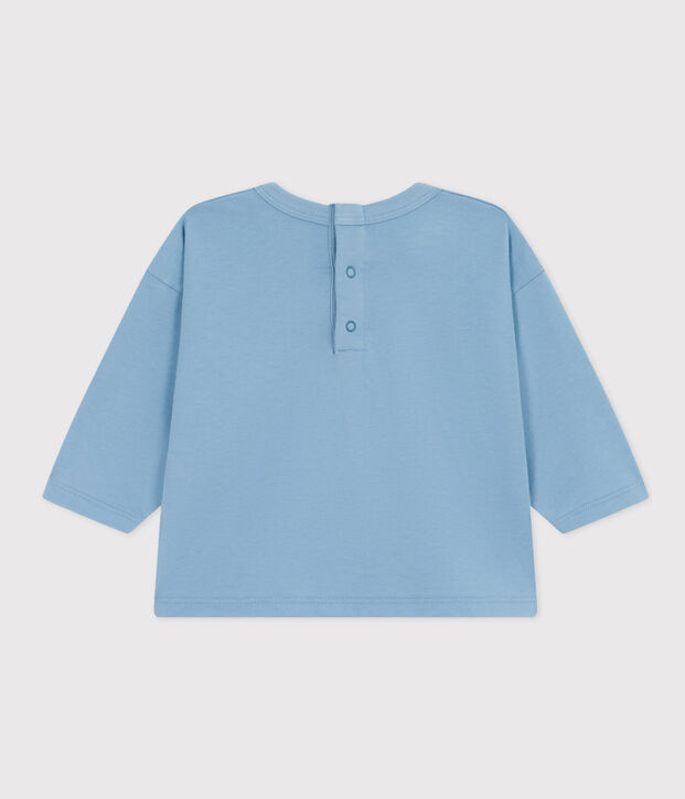Babies' Long-Sleeved Jersey T-Shirt blue