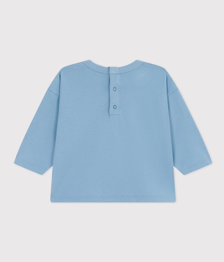 Babies' Long-Sleeved Jersey T-Shirt blue