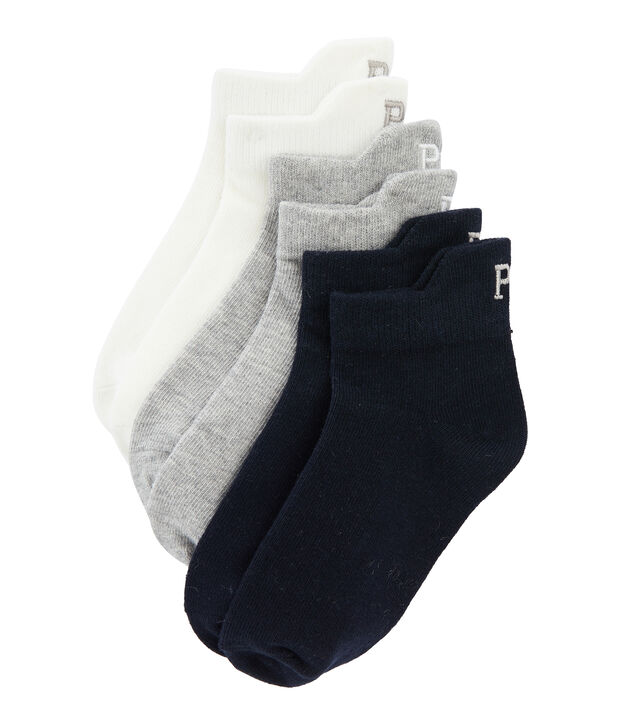Set of 3 pairs of socks for boys multicolor