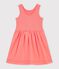 Children's sleeveless plain cotton dress FLAMAND