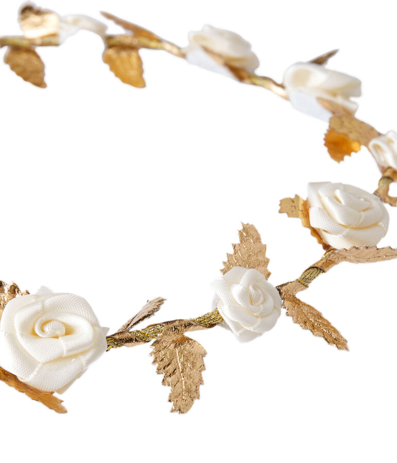 Girls' Floral Crown brown