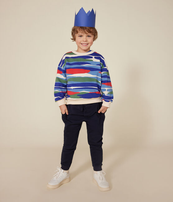 Boys' fleece sweatshirt AVALANCHE red/AURORA