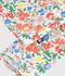 Children's cotton cardigan with flowers white/multicolor