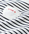 Babies' Stripy Organic Cotton Long Dungarees MARSHMALLOW white/SMOKING blue