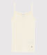 Girls' Strappy Top in Cotton and Wool