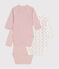 Babies' Long-Sleeved Wrapover Cotton Bodysuits - 3-Pack variante 2
