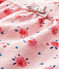 Baby girl's long-sleeved dress MINOIS pink/MULTICO white