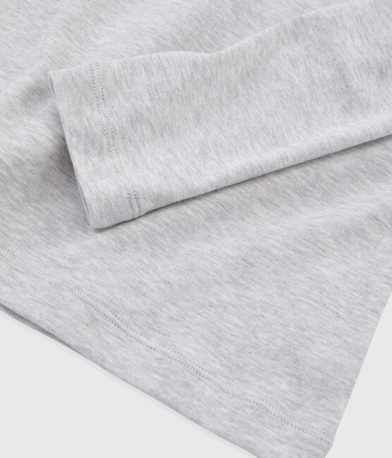 Women's iconic round neck T-shirt BELUGA CHINE grey
