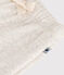 Babies' quilted tube knit trousers MONTELIMAR CHINE beige