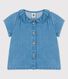 Babies' Organic Light Denim Blouse