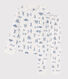 Children's Paris Print Ribbed Pyjamas