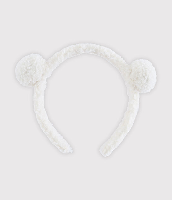 Girls' Alice Band MARSHMALLOW white
