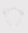 Girls' Alice Band MARSHMALLOW white