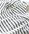 Baby Girls' Striped Organic Cotton Dress MARSHMALLOW white/SMOKING blue