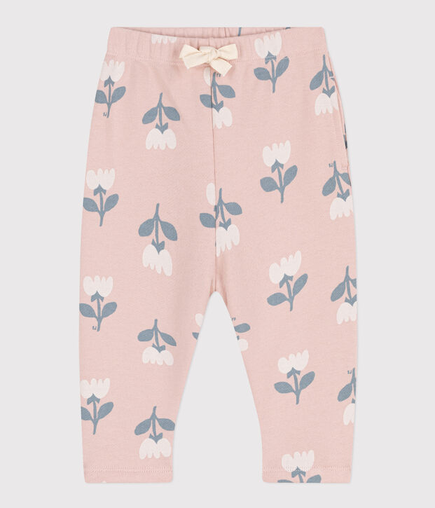 Babies' Printed Fleece Trousers pink/multicolor